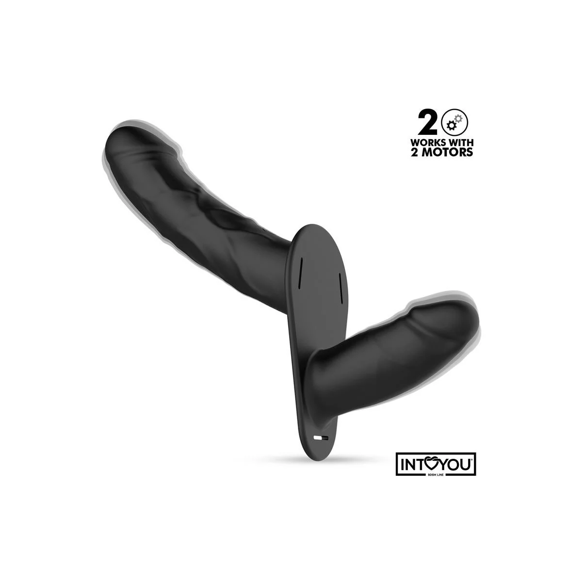 JORDAN STRAP-ON MIT DOPPELTEM VIBRATIONSDILDO UND FERNBEDIENUNG VON INTOYOU BDSM LINE