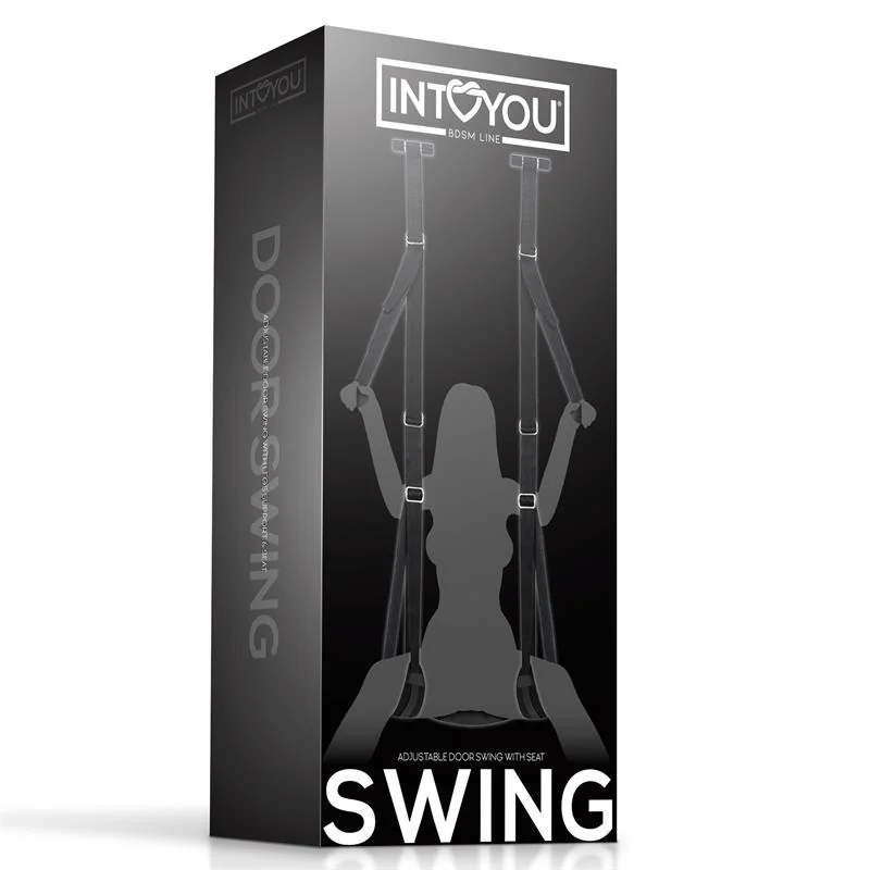 VERSTELLBARE TÜRSCHAUKEL MIT BEINSTÜTZEN UND SITZFLÄCHE VON INTOYOU BDSM LINE 2