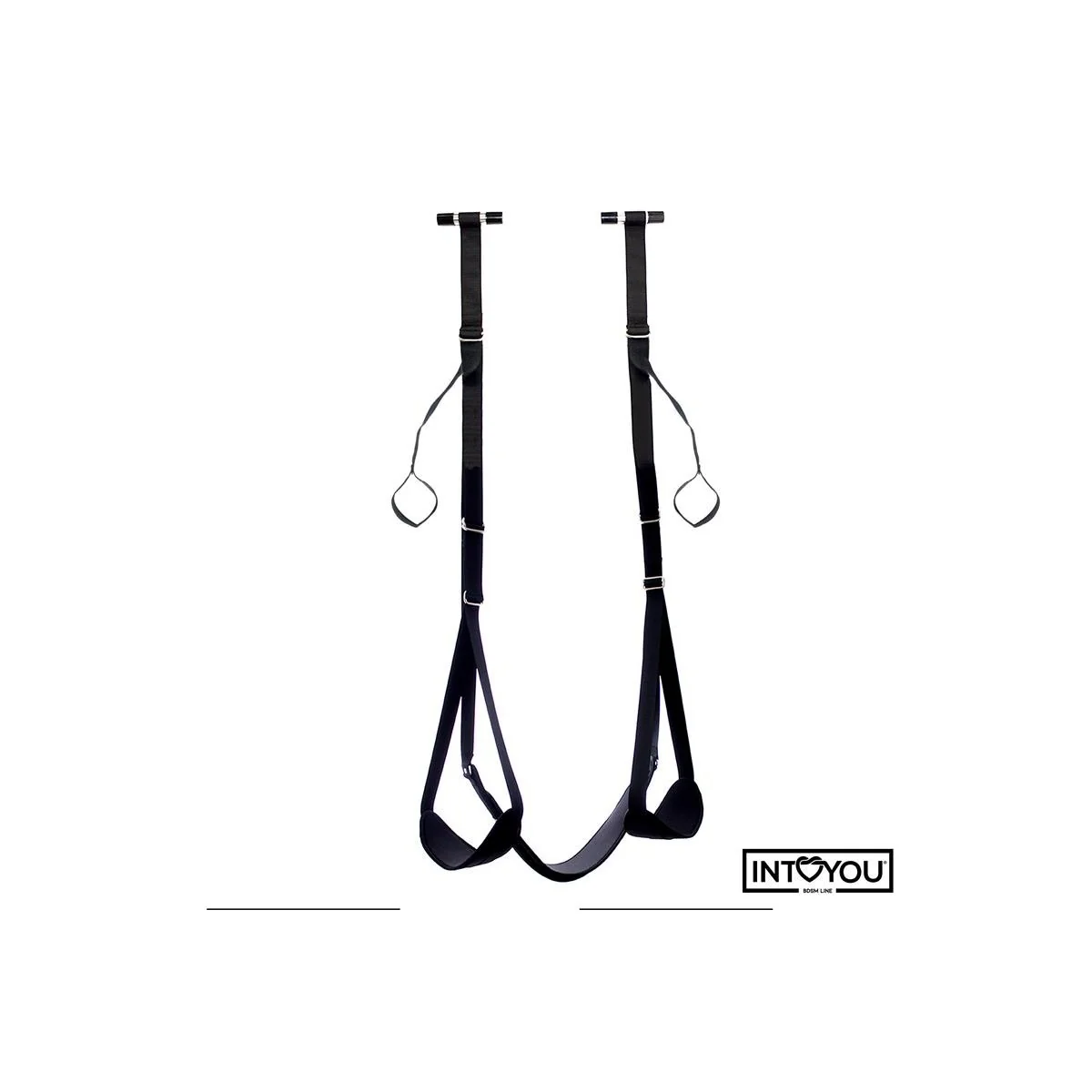 VERSTELLBARE TÜRSCHAUKEL MIT BEINSTÜTZEN UND SITZFLÄCHE VON INTOYOU BDSM LINE