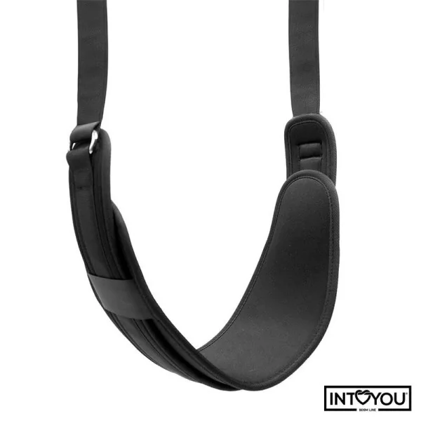 VERSTELLBARE TÜRSCHAUKEL MIT BEINSTÜTZEN UND SITZFLÄCHE VON INTOYOU BDSM LINE