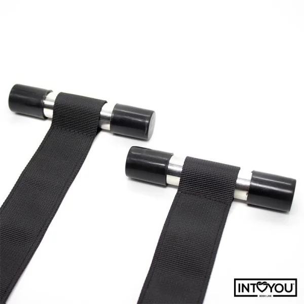 VERSTELLBARE TÜRSCHAUKEL MIT BEINSTÜTZEN UND SITZFLÄCHE VON INTOYOU BDSM LINE