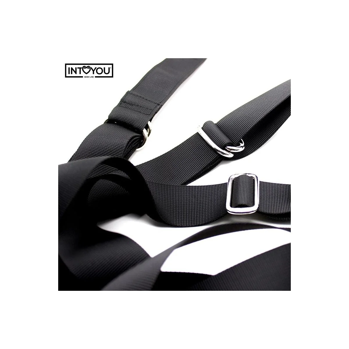 VERSTELLBARE TÜRSCHAUKEL MIT BEINSTÜTZEN UND SITZFLÄCHE VON INTOYOU BDSM LINE