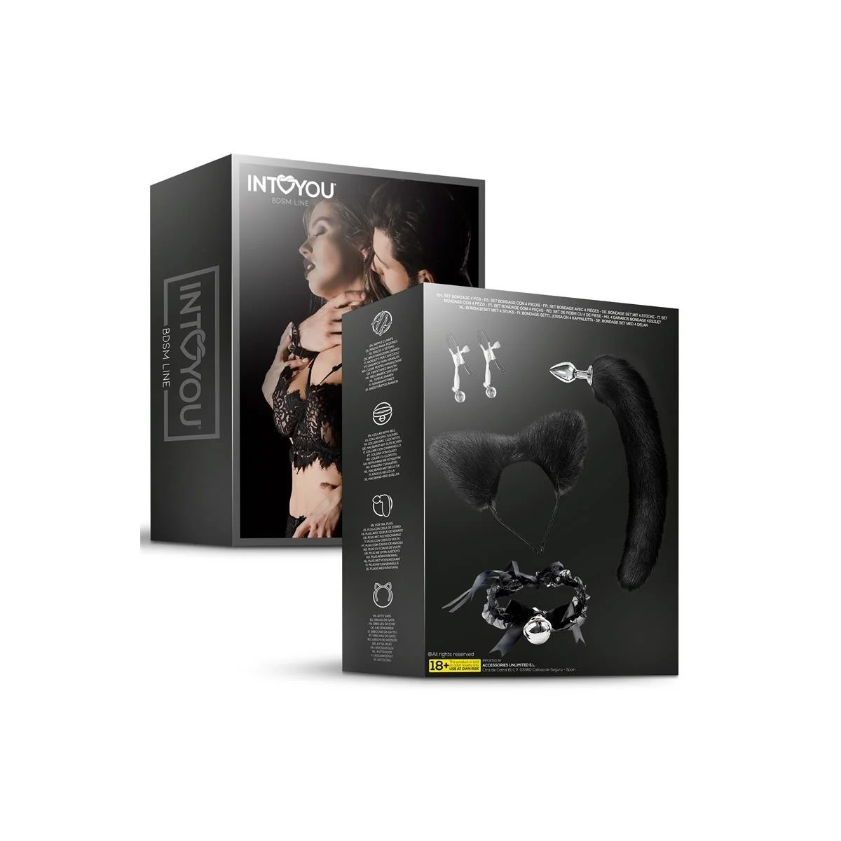 4-TEILIGES COSPLAY-SET VON INTOYOU BDSM LINE