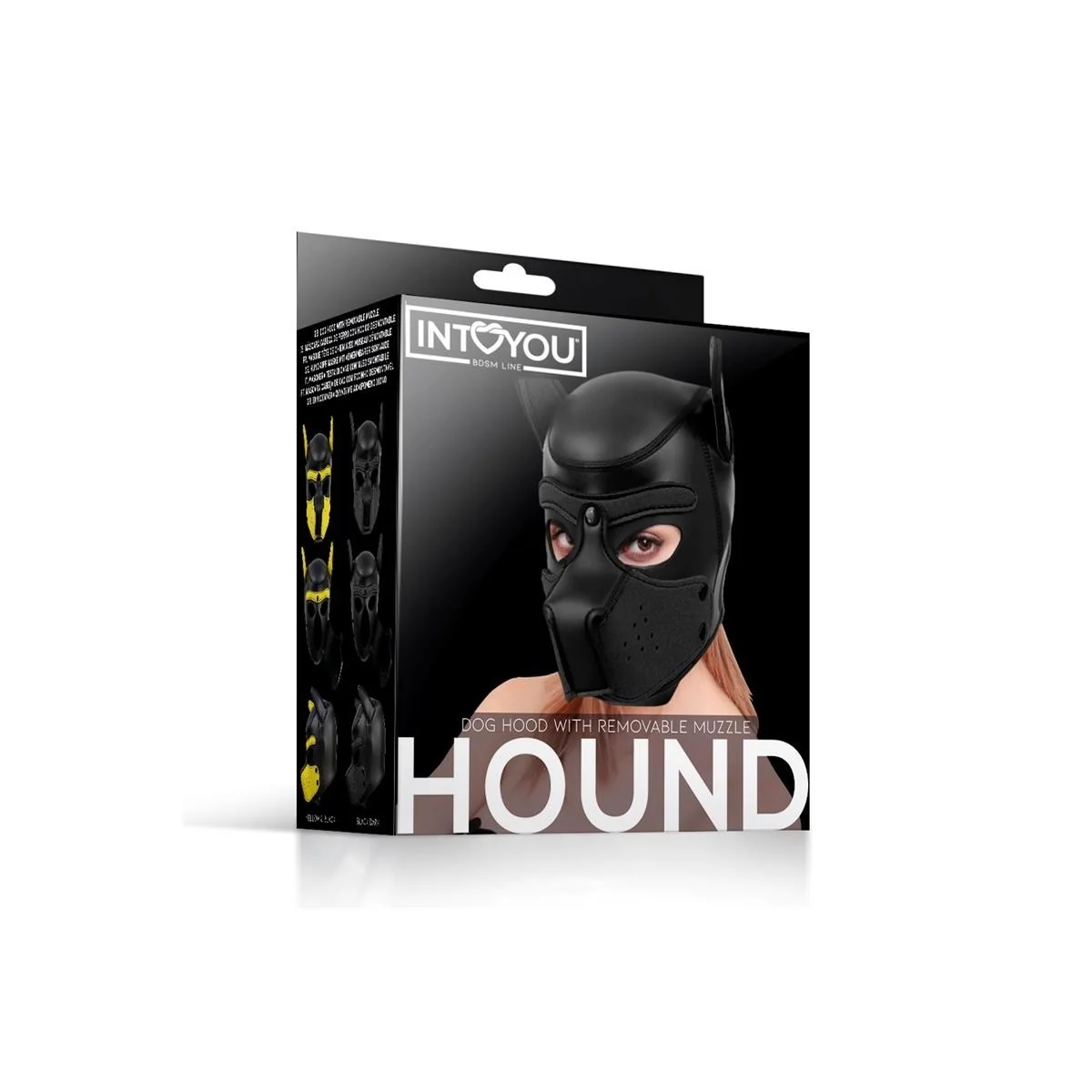 Hound Neopren Dog Hound Abnehmbarer Maulkorb Schwarz Einheitsgröße von Intoyou Bdsm Line kaufen | Fesselliebe