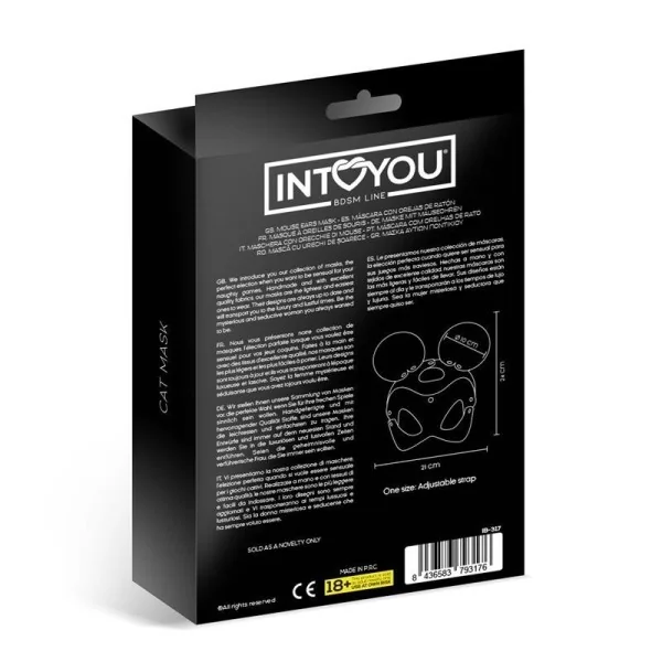 Moussy Mausmaske verstellbar von Intoyou Bdsm Line kaufen | Fesselliebe