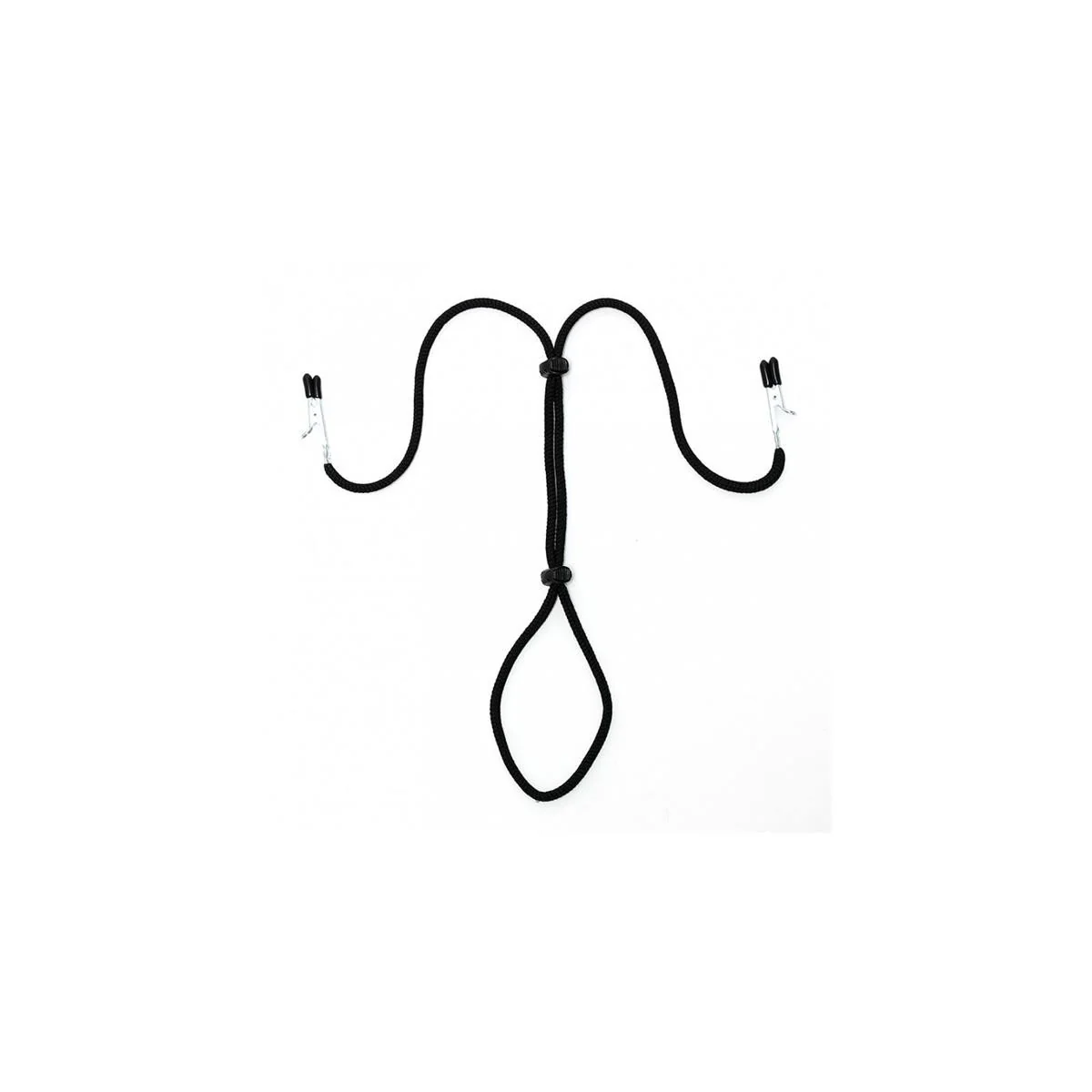 Brustwarzenklammern mit Penisschnur von Bondage Play kaufen | Fesselliebe