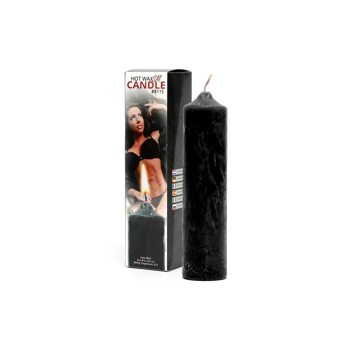 BDSM-Kerze Schwarz von Bondage Play kaufen | Fesselliebe