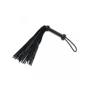 Geflochtener Leder-Flogger Schwarz von Bondage Play kaufen | Fesselliebe