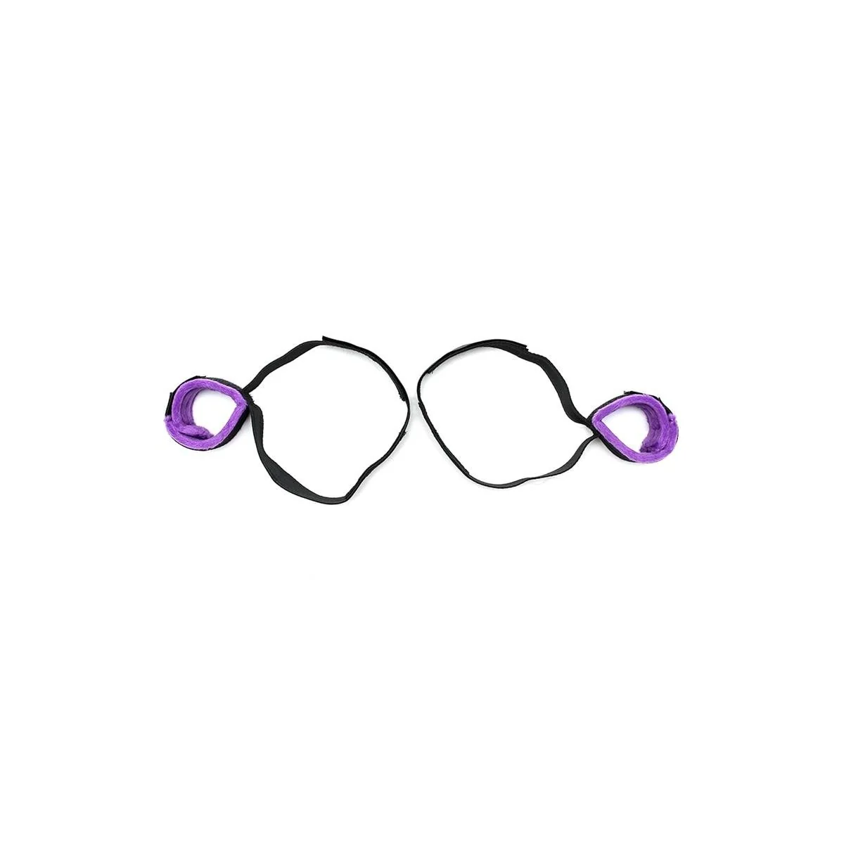 Manschettenset für Handgelenk und Oberschenkel, verstellbar, Violett von Bondage Play kaufen | Fesselliebe