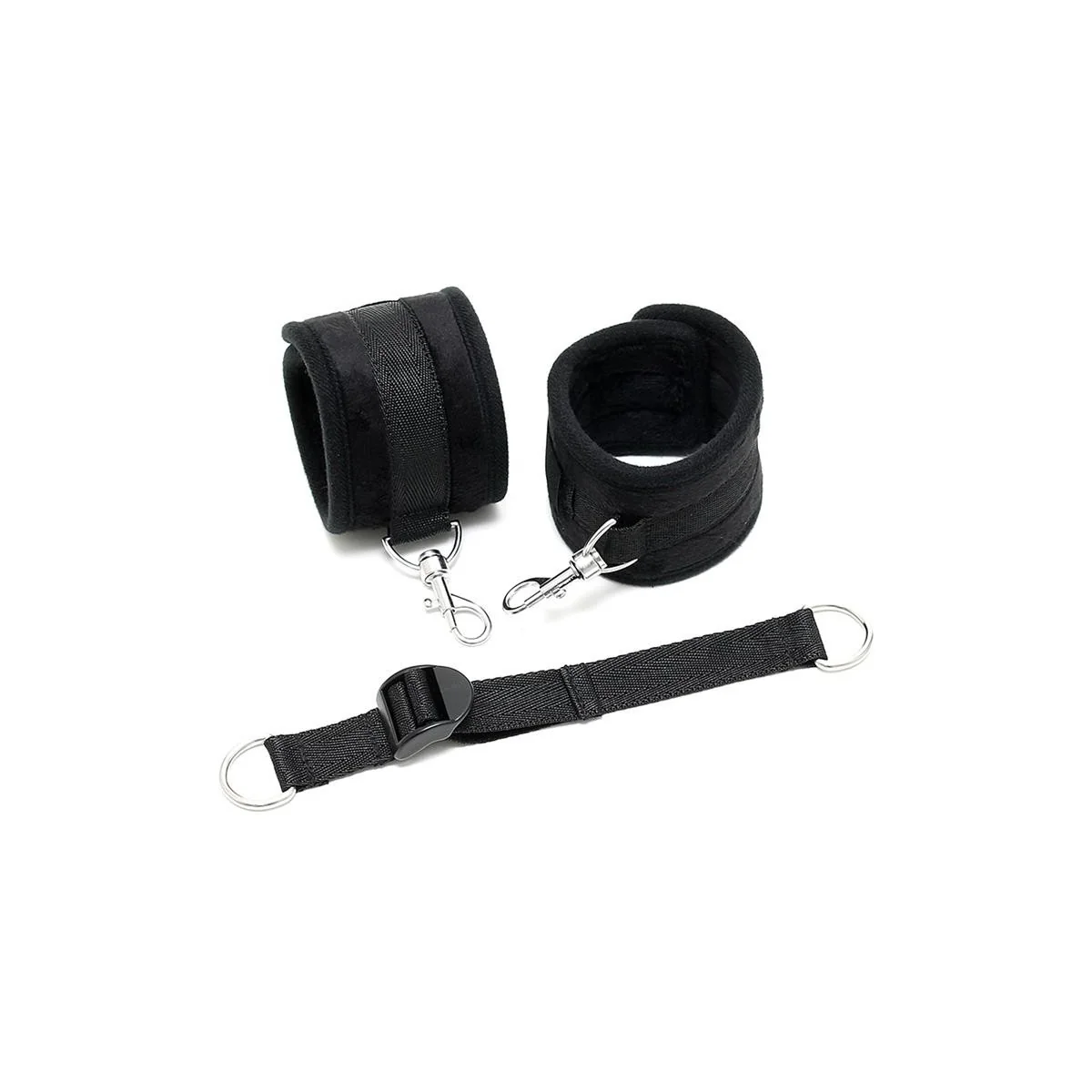 Rimba Fußfesseln mit verstellbarem Spreizgurt verstellbar schwarz von Bondage Play kaufen | Fesselliebe