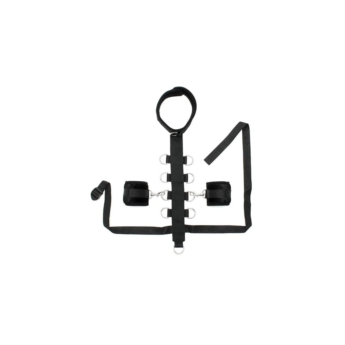 Stellkragen mit Manschetten Schwarz von Bondage Play kaufen | Fesselliebe