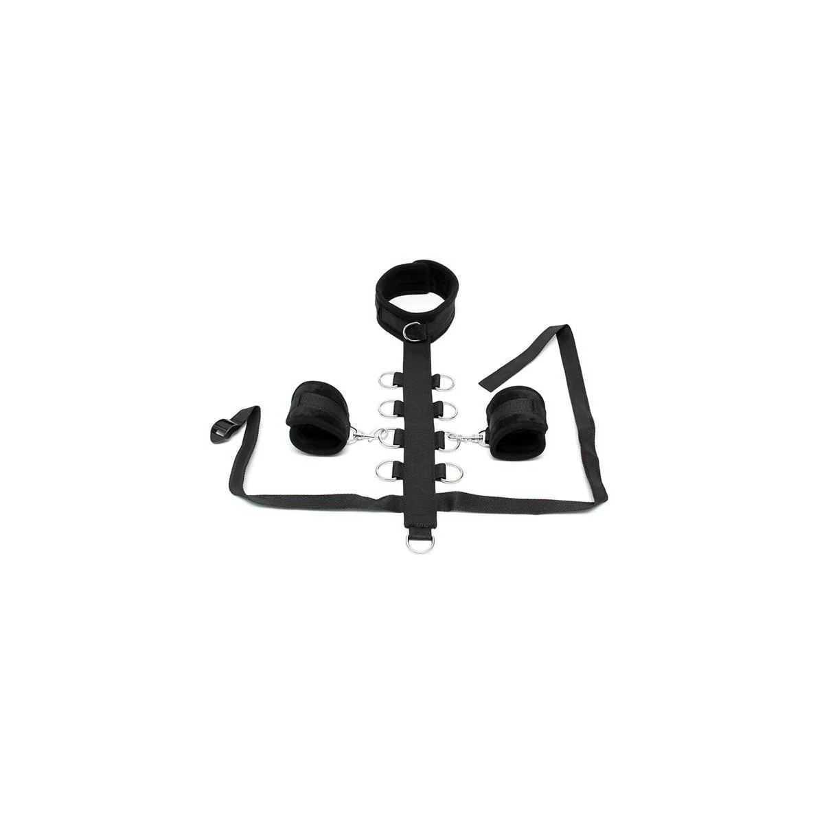 Stellkragen mit Manschetten Schwarz von Bondage Play kaufen | Fesselliebe