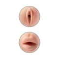 Pipedream Extreme Toyz Enge Vagina & Mund Masturbator Weiss von Pdx Toyz