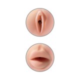 Pipedream Extreme Toyz Enge Vagina & Mund Masturbator Weiss von Pdx Toyz | Fesselliebe.de