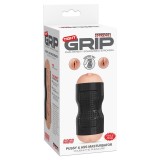 Pipedream Extreme Toyz Enge Vagina & Anus Masturbator Schwarz von Pdx Toyz | Fesselliebe.de