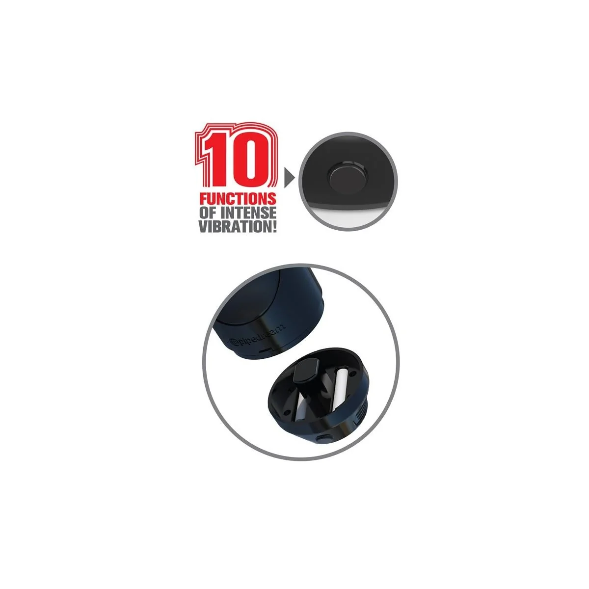 Pipedream Extreme Toyz Mega Grip Vibrations-Masturbator Anus von Pdx Toyz | Fesselliebe.de