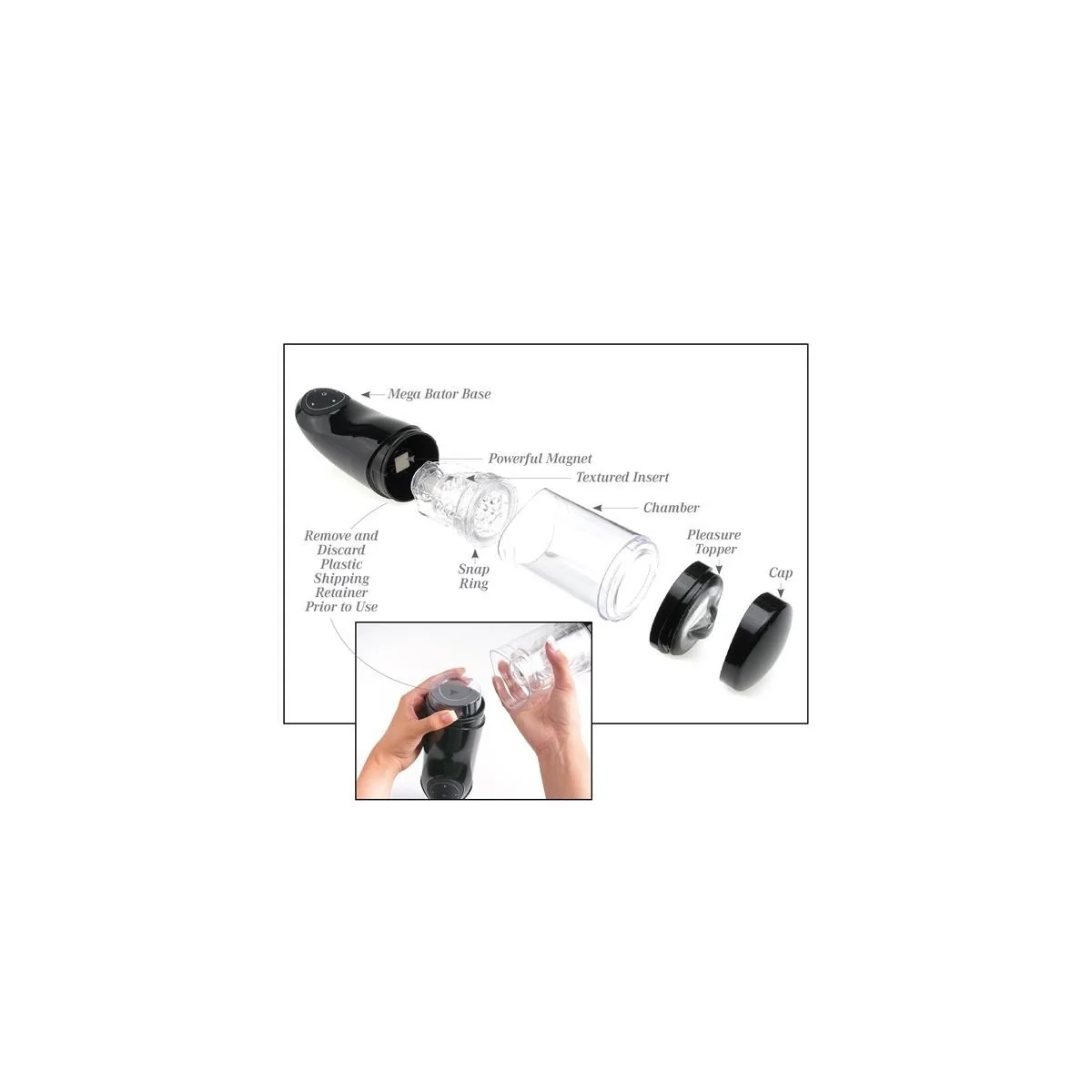 Mega-Bator-Muschi von Pdx Toyz kaufen | Fesselliebe