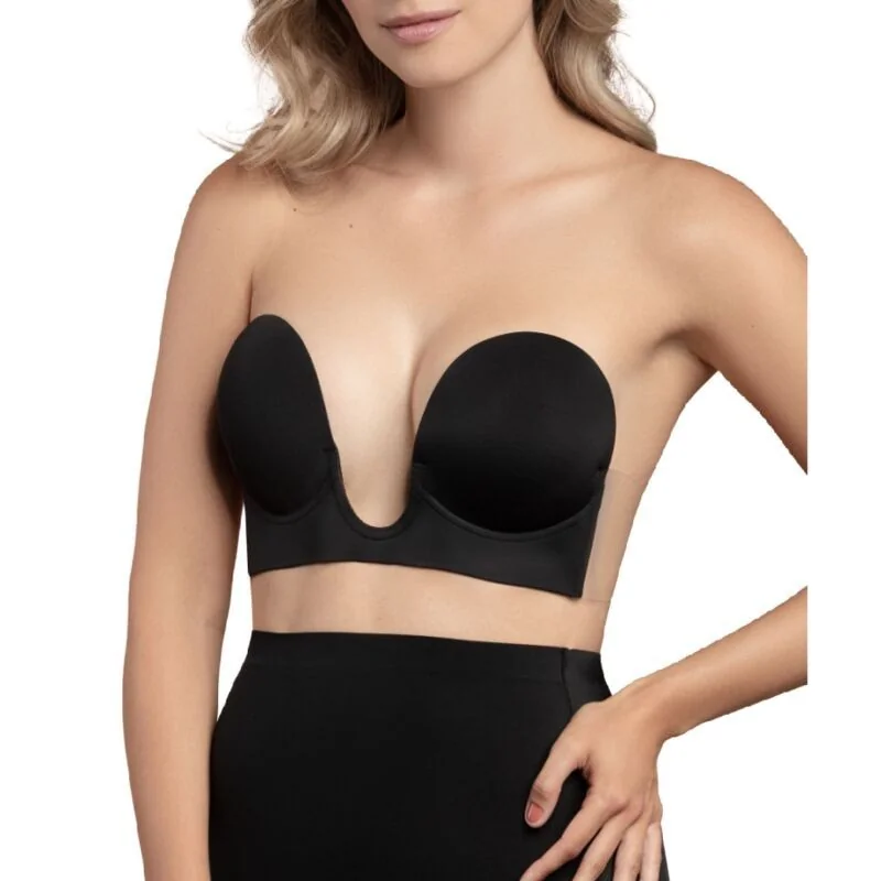 BH ohne Griffe En U Schwarz Cup C von Bye Bra - Bras kaufen | Fesselliebe