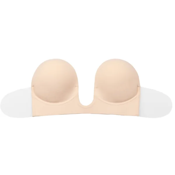 BH ohne Griffe En U Beige Cup E von Bye Bra - Bras kaufen | Fesselliebe