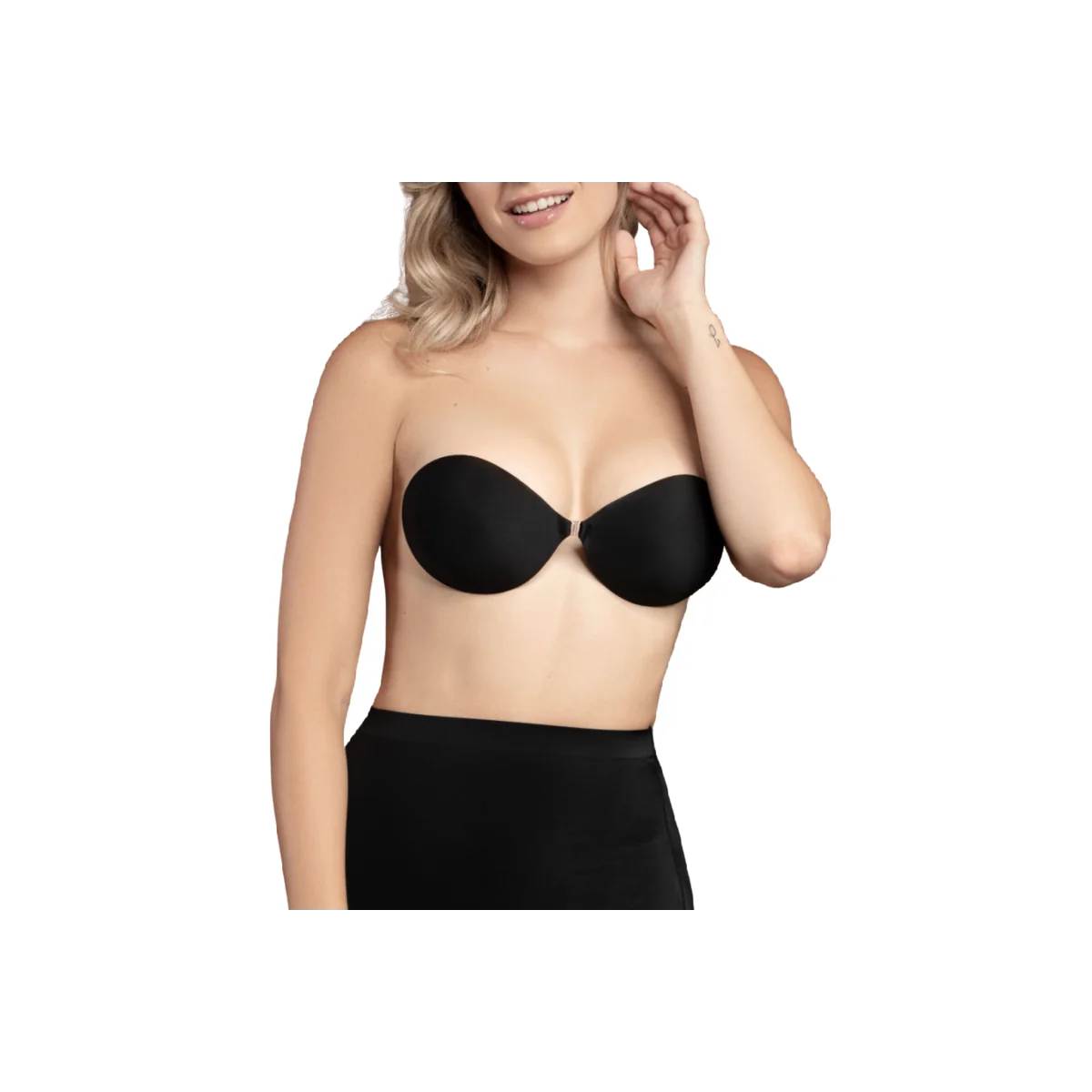 BH unsichtbar Schwarz Cup D von Bye Bra - Bras kaufen | Fesselliebe