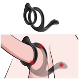 Tail Doppelter Analring Schwarz von Armony For Him | Fesselliebe.de