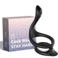 ♥ Tail Doppelter Analring Schwarz von Armony For Him ♥
