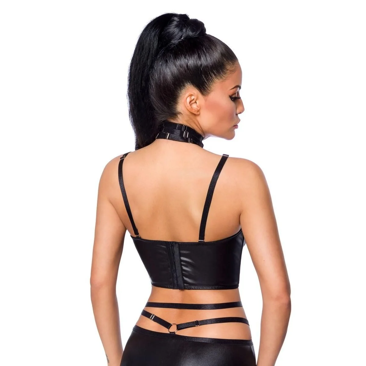 Harness-Wetlook-Set mit Rock 18263 von Saresia kaufen | Fesselliebe