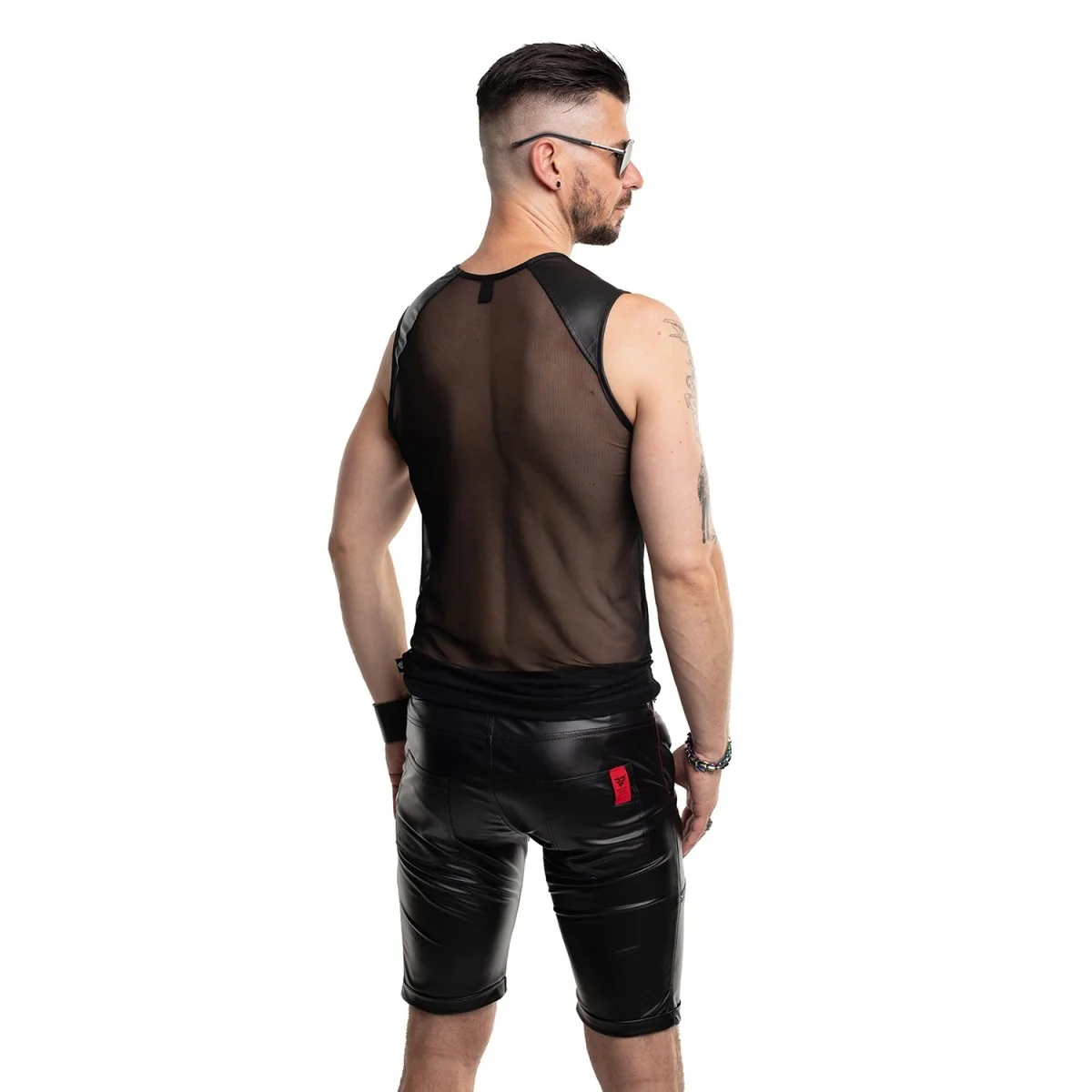 HERREN SHIRT RMTIZIAN001 SCHWARZ VON REGNES FETSIH PLANTE RED MARK 3