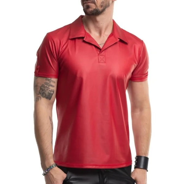HERREN T-SHIRT RMSERAFINO001 ROT VON RFP RED MARK 3