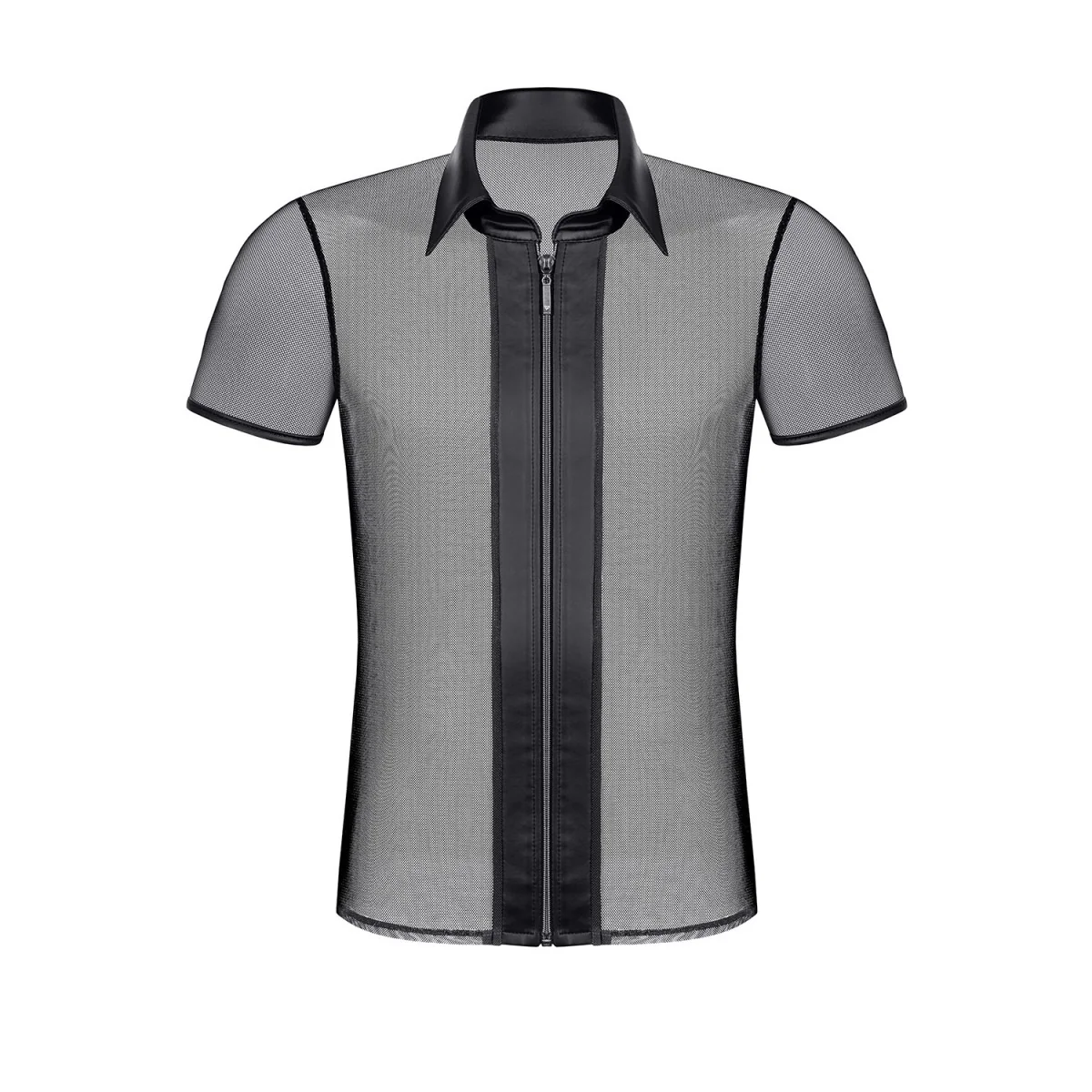 HERREN POLO-SHIRT RMUGO001 SCHWARZ VON REGNES FETISH PLANET