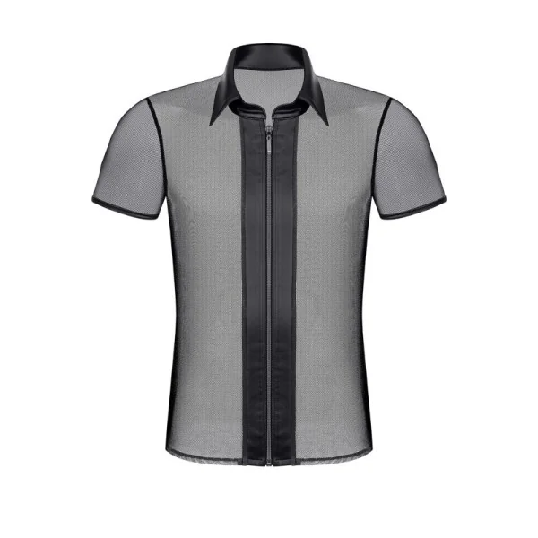 HERREN POLO-SHIRT RMUGO001 SCHWARZ VON REGNES FETISH PLANET