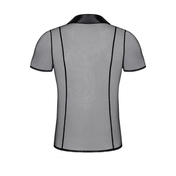 HERREN POLO-SHIRT RMUGO001 SCHWARZ VON REGNES FETISH PLANET