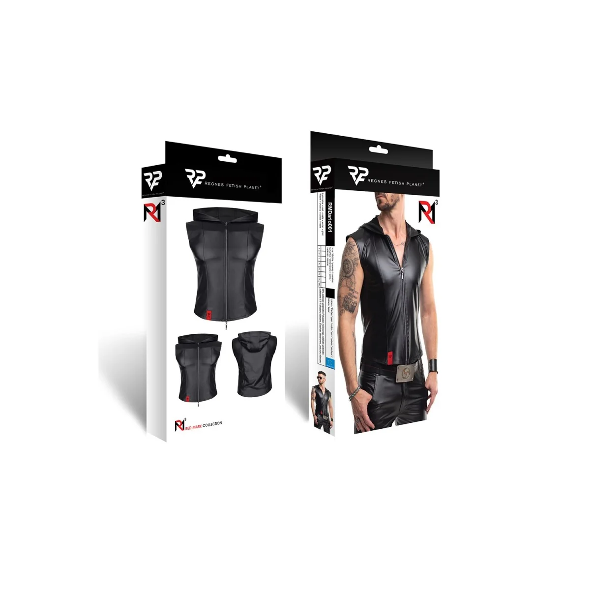 HERREN WESTE RMDARIO001 SCHWARZ VON REGNES FESTISH PLANET