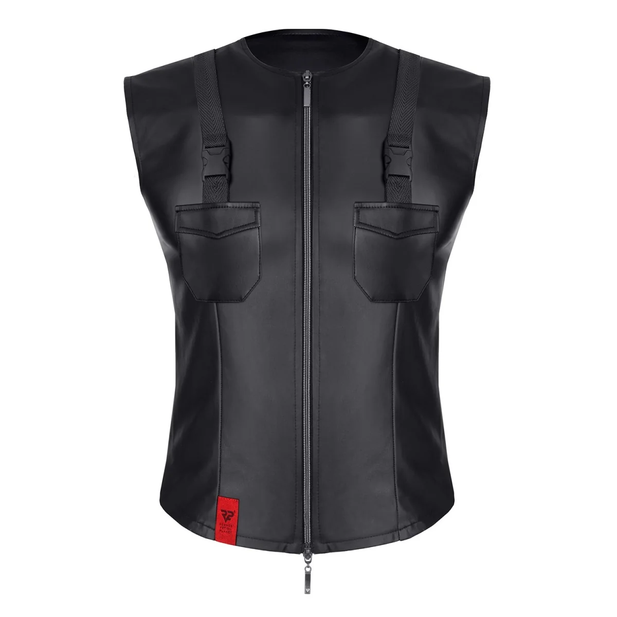 HERREN WESTE RMCAMILLO001 SCHWARZ VON REGNES FETISH PLANET