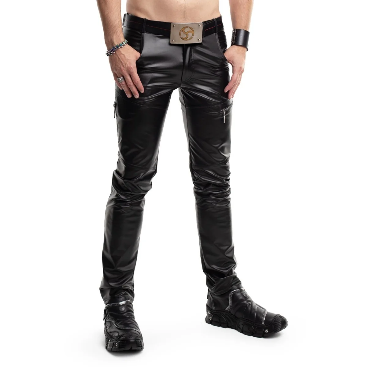 LANGE HERREN HOSE RMAMEDEO001 SCHWARZ VON REGNES FETISH PLANET