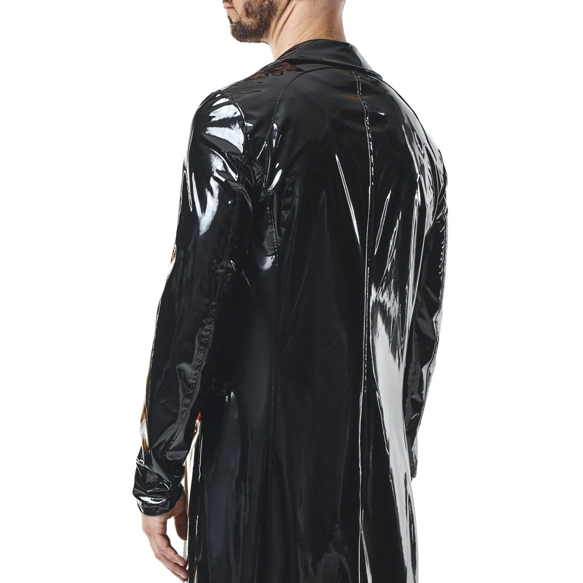 Halblanger Herren Lack-Mantel RMStefano by RFP nextGEN Collection kaufen | Fesselliebe