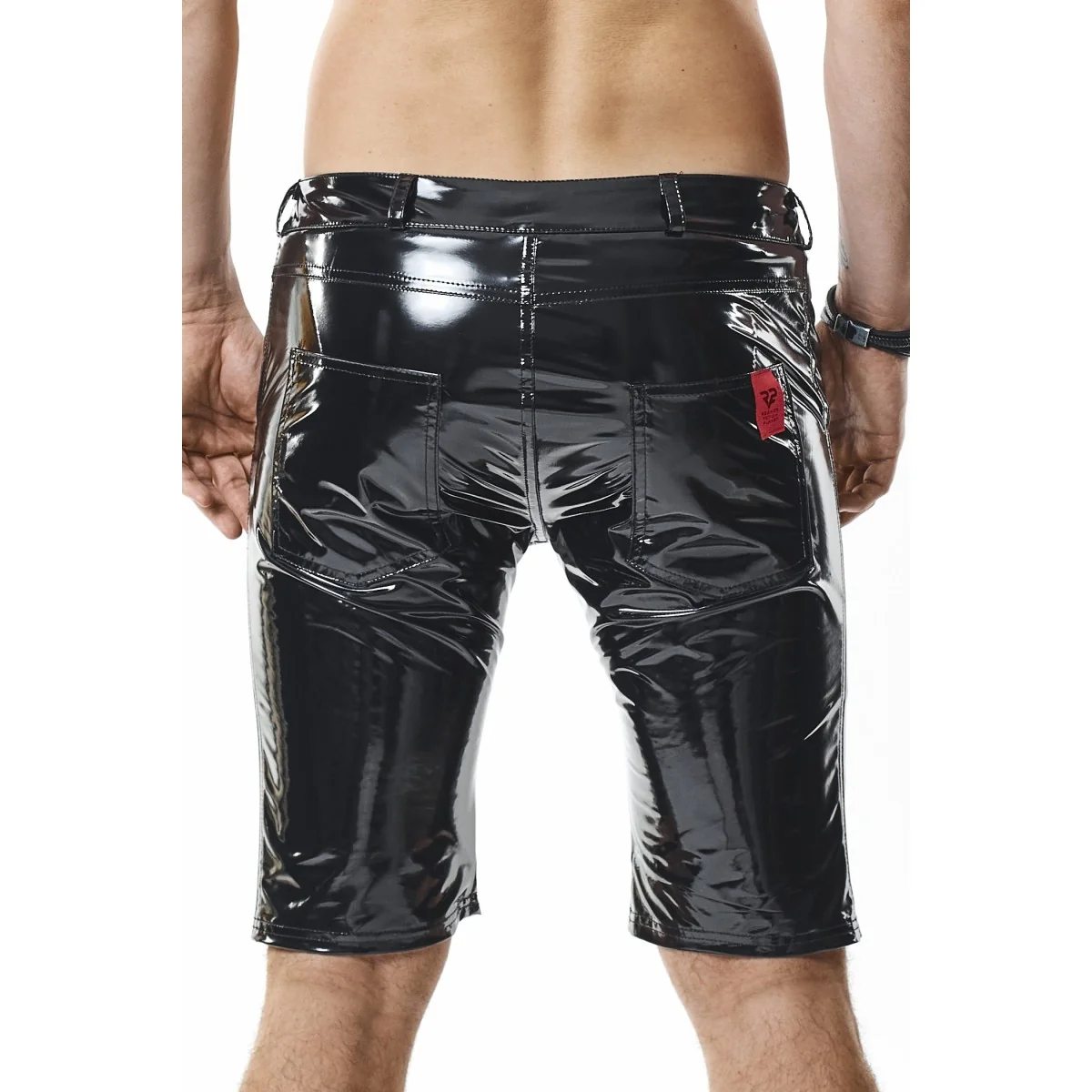 Herren Pvc Shorts Rmflaviopvc Schwarz von Nextgen Collection kaufen | Fesselliebe