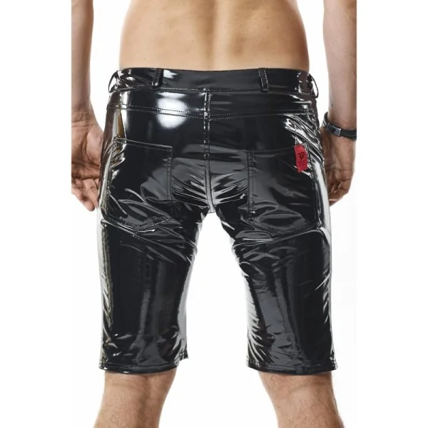 Herren Pvc Shorts Rmflaviopvc Schwarz von Nextgen Collection kaufen | Fesselliebe