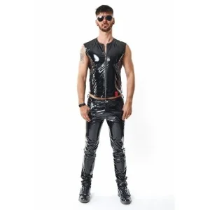 Pvc Herren Weste Rmotellopvc Schwarz von Nextgen Collection kaufen | Fesselliebe