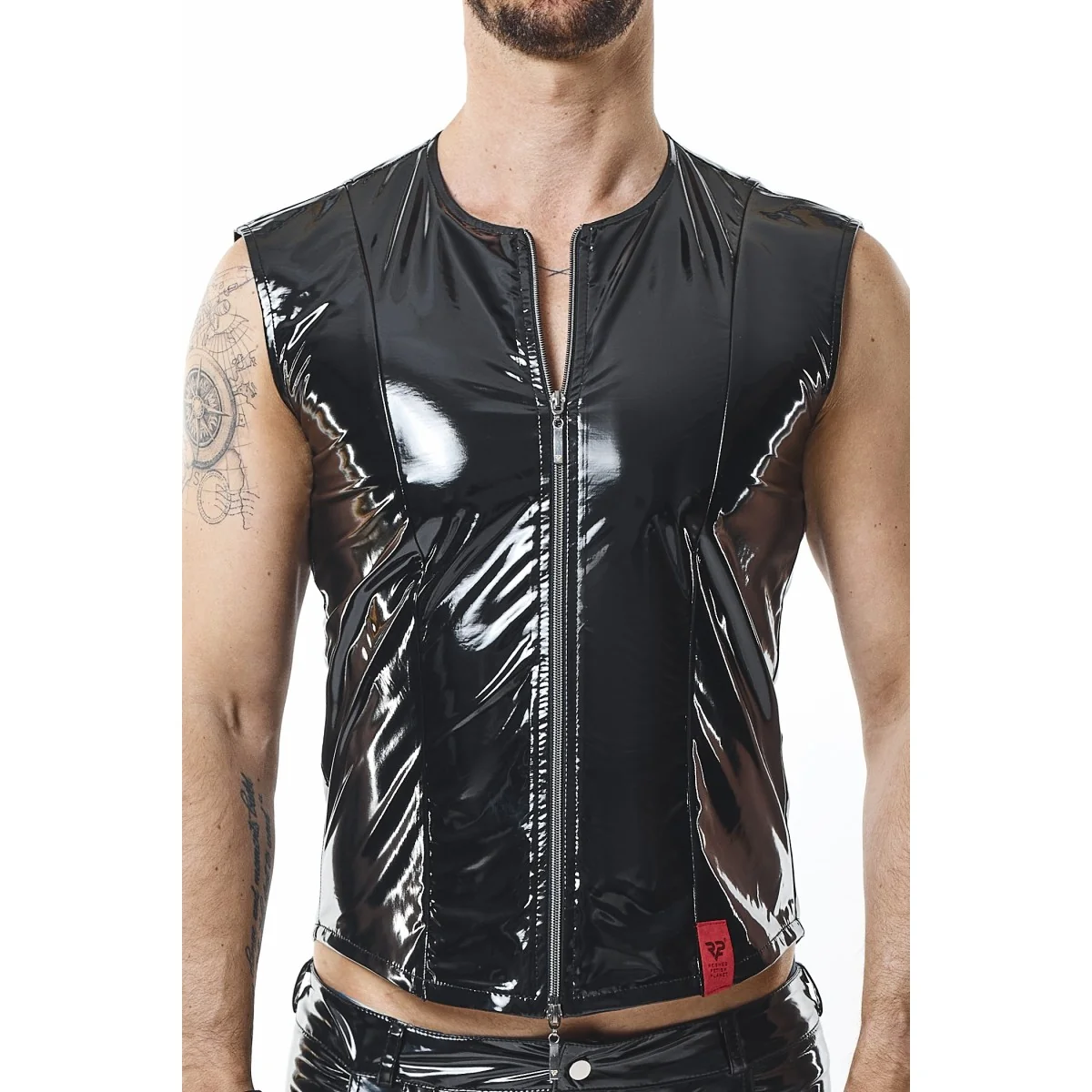 Pvc Herren Weste Rmotellopvc Schwarz von Nextgen Collection kaufen | Fesselliebe