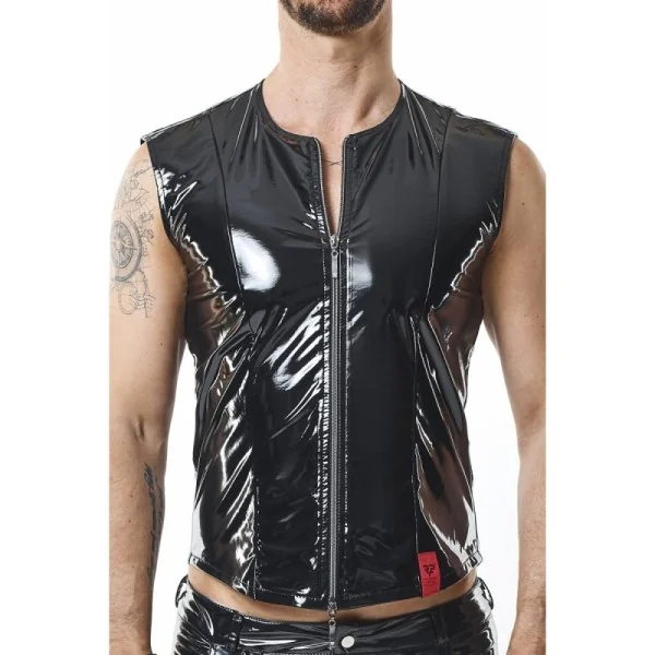 Pvc Herren Weste Rmotellopvc Schwarz von Nextgen Collection kaufen | Fesselliebe