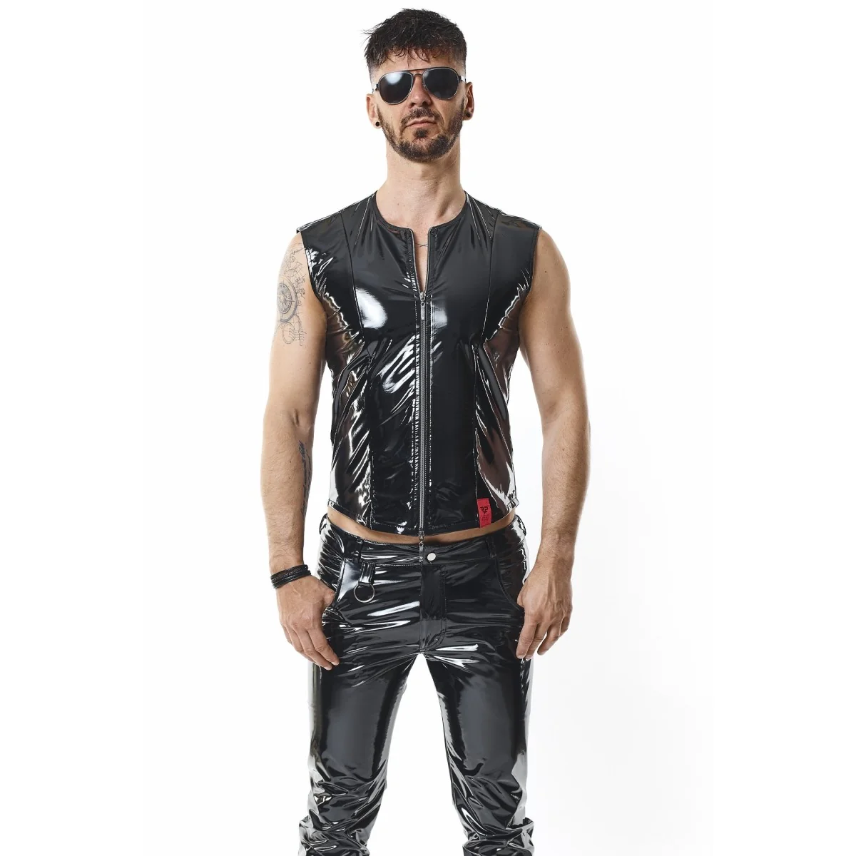 Pvc Herren Weste Rmotellopvc Schwarz von Nextgen Collection kaufen | Fesselliebe