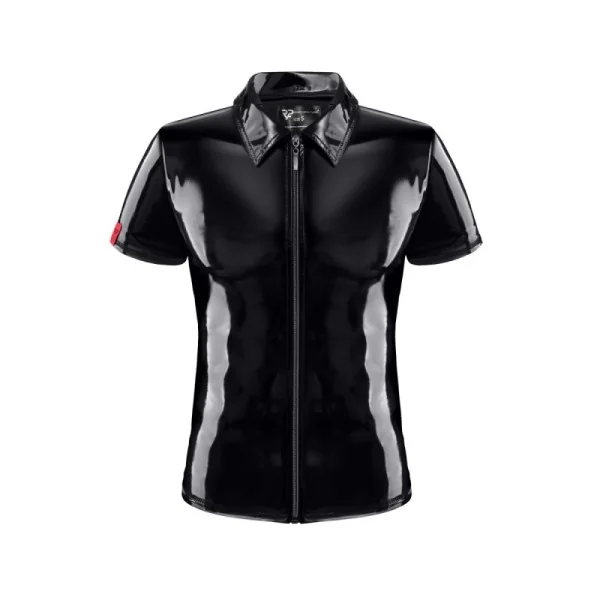 Pvc Herren Polo Shirt Rmroccopvc Schwarz von Nextgen Collection kaufen | Fesselliebe