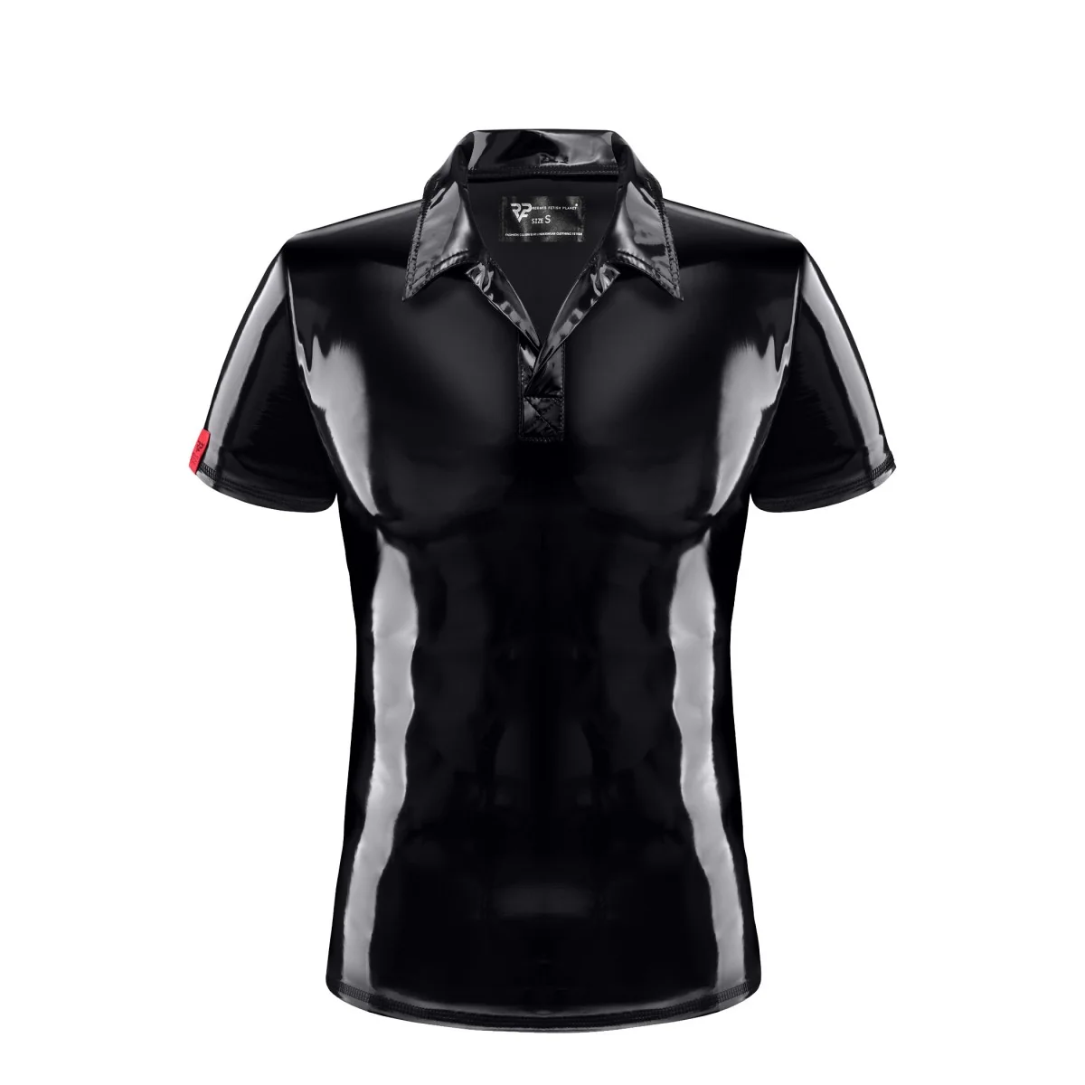 Pvc Polo Shirt Rmrodolfopvc Schwarz von Nextgen Collection kaufen | Fesselliebe