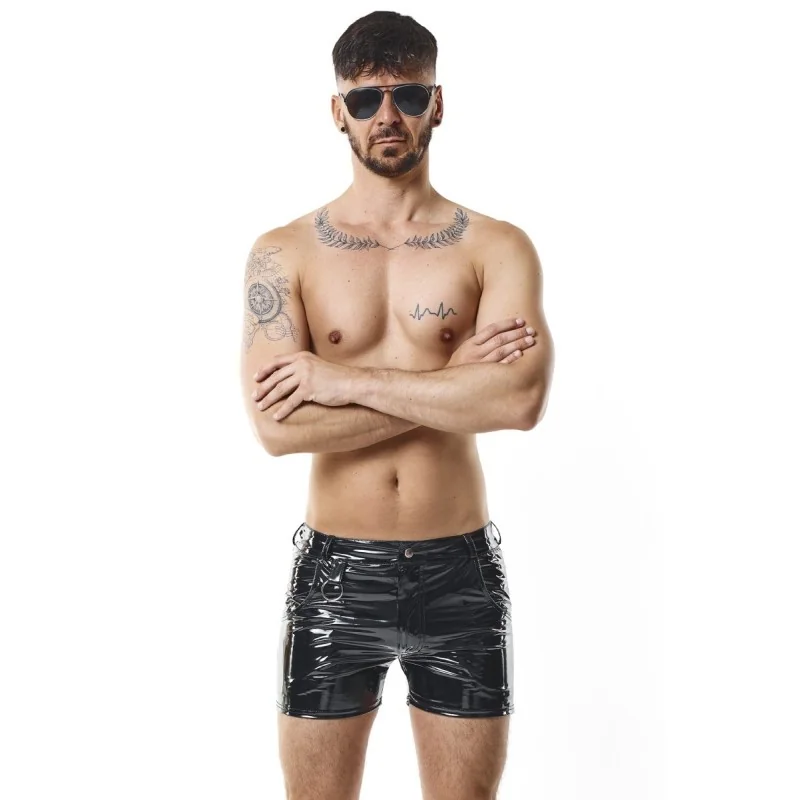 Herren Pvc Shorts Rmfabianopvc Schwarz von Nextgen Collection kaufen | Fesselliebe