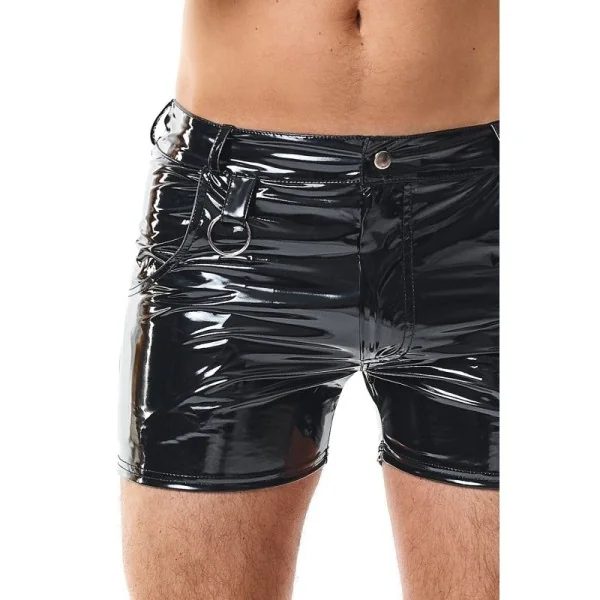 Herren Pvc Shorts Rmfabianopvc Schwarz von Nextgen Collection kaufen | Fesselliebe