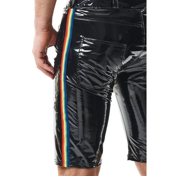 Herren Pvc Shorts Rmumbertorbw Schwarz von Pride Festih Line kaufen | Fesselliebe