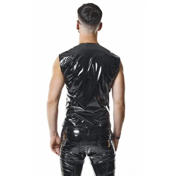 Pvc Herren Weste Rmtaddeorbw Schwarz von Pride Festih Line kaufen | Fesselliebe