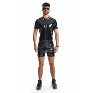 Pvc Herren Polo Shirt Rmremigiorbw Schwarz von Pride Festih Line kaufen | Fesselliebe
