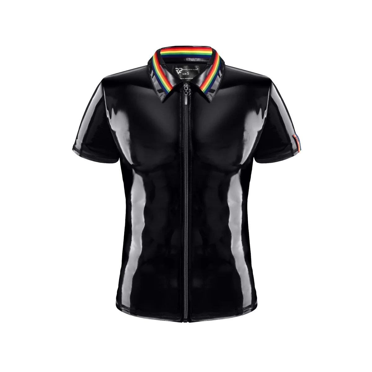 Pvc Herren Polo Shirt Rmremigiorbw Schwarz von Pride Festih Line kaufen | Fesselliebe